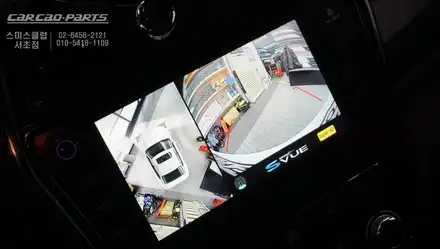 탑뷰[스카이뷰]영상을 통해 티볼리 차량 주변360도 장애물을 확인할 수 있는 2D슈퍼뷰 어라운드뷰. / 서초구 서초동 시공 사진