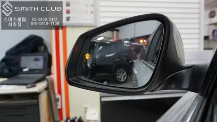BMW X6 측후방 충돌사고를 방지해주는 측후방센서와 광각미러 조합 / 서울 서초, 반포, 강남 시공 사진