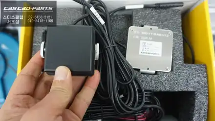 벤츠 CLS350차량에 빠져있는 후측방 장애물을 감지하는 측후방센서 안전옵션 튜닝 작업. / 서울 서초, 반포, 강남 시공 사진