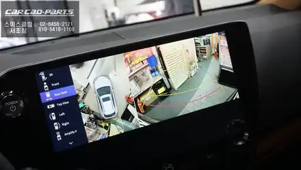 2024년식 렉서스NX350h차량 순정 싱크로율이 높은 3D어라운드뷰 주차옵션 튜닝. / 서초구 서초동 시공 사진