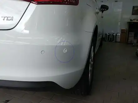 국내1호 AUDI A3차량에 광각미러와 카비스BSA측후방센서 조합한 안전옵션 튜닝. / 서초구 서초동 시공 사진