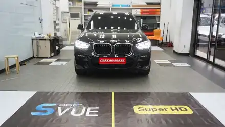 BMW X3차량 순정모니터와 LVDS고화질 영상과 4채널 영상녹화 기능이 탑재가 된 S-VUE<슈퍼뷰> 어라운드뷰 시공. / 서울 서초, 반포, 강남 시공 사진