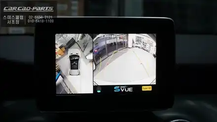 카메라 마운트 1:1 교체 순정타입! 벤츠CLA220D차량 2D슈퍼뷰 어라운드뷰 튜닝. / 서울 서초, 반포, 강남 시공 사진