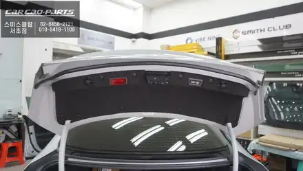 안정적인 듀얼쇼바 적용! BMW640D트렁크를 열고 닫을 때 편리한 전동트렁크 편의옵션 튜닝. / 서울 서초, 반포, 강남 시공 사진