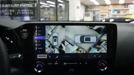 2025년식 렉서스NX350h차량 사각지대 장애물을 볼 수 있는 3D맥스프로 어라운드뷰 시스템. / 서초구 서초동 시공 사진