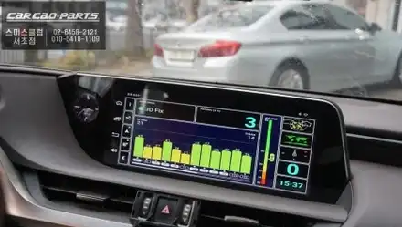 7세대 렉서스 ES300h 네비게이션 불편하다면? 터치 추가 + 큐로이300 안드로이드 시공 / 서초구 서초동 시공 사진