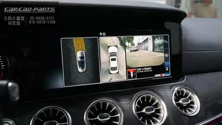 벤츠 E220d 차량에 어라운드뷰 시스템 옴니뷰NS 작업으로 순정처럼 어라운드뷰 기능을 누리자 / 서울 서초, 반포, 강남 시공 사진