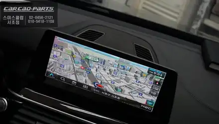 신형 BMW 6GT차량 티맵 & 카카오맵 사용이 가능한 M2C-200A카블릿 매립시공. / 서울 서초, 반포, 강남 시공 사진