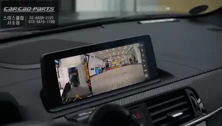 BMW M2차량 주변 360도 장애물을 탑뷰 영상으로 볼 수 있는 2D슈퍼뷰 어라운드뷰 튜닝. / 서울 서초, 반포, 강남 시공 사진