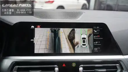 BMW420I컨버터블 순정 답게 시공되는 3D플러스뷰 시공과 조수석 시트를 제어하는 워크인 스위치 튜닝. / 서울 서초, 반포, 강남 시공 사진