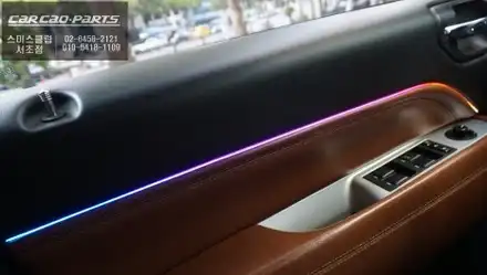 지프컴패스 실내 분위기를 바꿔보자! 카카오파츠 S엠비언트라이트 퍼포먼스 튜닝 작업. / 서초구 서초동 시공 사진