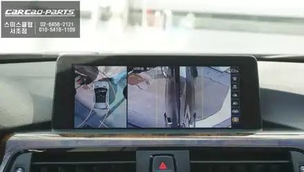 하늘에서 장애물을 확인한다! 360도 차량 주변을 볼 수 있는 BMW320I차량 2D슈퍼뷰 어라운드뷰 시공. / 서울 서초, 반포, 강남 시공 사진