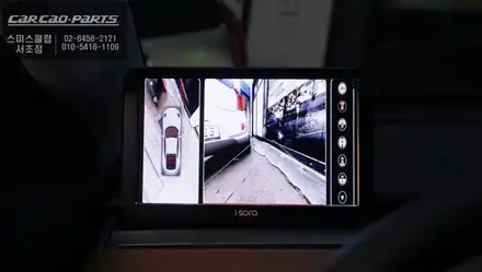 9인치 AHD고화질 모니터와 720P 고화질로 연동되는 3D플러스뷰 테슬라 모델3차량에 시공. / 서울 서초, 반포, 강남 시공 사진