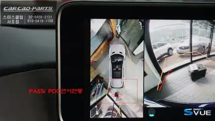 렉서스RX450h차량 주변 장애물 확인할 수 있는 어라운드뷰 기능과 주차녹화를 위한 셀링크네오8+슬림 보조배터리 장착. / 서울 서초, 반포, 강남 시공 사진