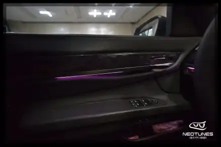 BMW 7시리즈 RGB 무빙엠비언트 S엠비언트 작업 / 용인 처인구, 이천 시공 사진