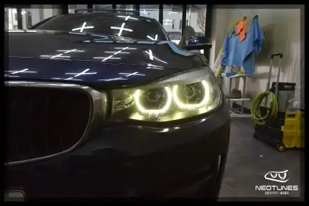 BMW 3GT 데이라이트 황변증상 수리작업 / 용인 처인구, 이천 시공 사진