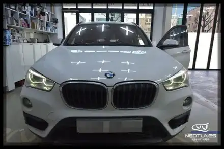 BMW X3 라이트 데이라이트 황변증상 수리작업 / 용인 처인구, 이천 시공 사진