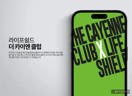 더 카이엔 클럽 에디션 출고 서비스 7호차 입고 / 하남, 강동, 송파 시공 사진
