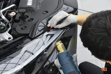 렉서스 NX450h, 송파 PPF 전문업체에서 전면부 프론트 PPF 패키지 + 도어 전체 PPF (PPF 불량업체 적발..) / 하남, 강동, 송파 시공 사진