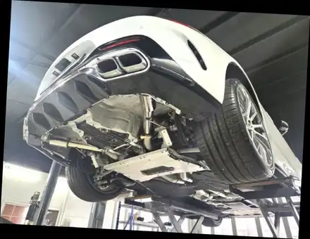 벤츠 SL63 AMG 커스텀 듀얼배기튜닝, 순정의 한계를 넘는 사운드 연출이 가능할까? (오늘의카 수원점) / 구로동 시공 사진