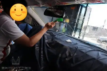 [에쿠스 글라스틴트 팬더 전면틴팅] 뛰어난 열차단은 기본에 선명한 시인성까지~ / 경남 거제, 통영, 창원 시공 사진