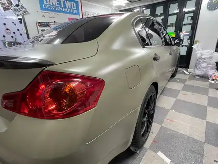 [안산랩핑] 인피니티 G37 사틴카키그린 전체랩핑 시공! / 안산시 상록구 일동 시공 사진