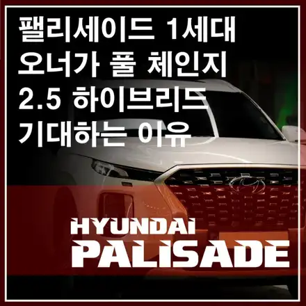 팰리세이드 1세대 (LX2) 오너가 4년 타보고 풀 체인지 (LX3) 하이브리드 모델 기대하는 이유 / 서초, 강남, 양재 시공 사진