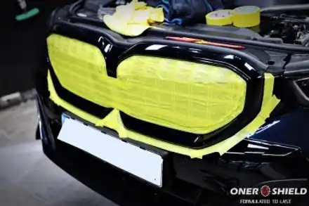 서초동크롬죽이기 고광택 랩핑지를 이용한 BMW 5시리즈 아이코닉 그릴 랩핑 작업 / 서초, 강남, 양재 시공 사진