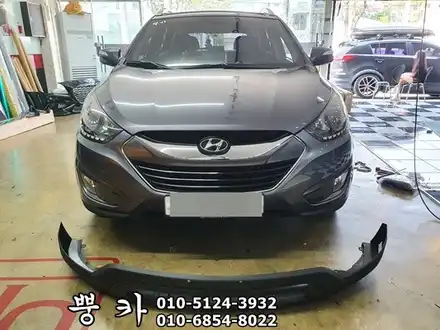투싼 IX 맥스크루즈 하단 범퍼 이식 무피스 구미튜닝 / 구미랩핑 / 구미뿡카 / 구미 봉곡남로 시공 사진