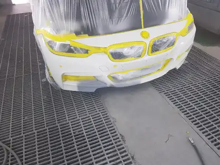 BMW 330i (범퍼 보수 도색) 판교 자동차 외형복원 (백현동, 분당, 판교) / 경기 성남 시공 사진