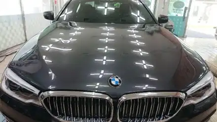 분당 수입차 도색 전문점 BMW 530i 후펜더 판금 완벽 복원 백현동 1급 공업사 / 경기 성남 시공 사진