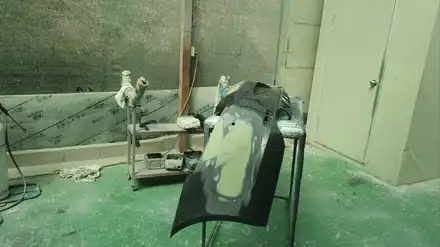 포르쉐911 뒷범퍼 판금도색 외형복원/자차 보험수리 / 경기 성남 시공 사진