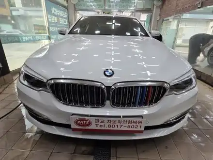 BMW 5시리즈 범퍼 스크래치 판금도색 완벽 복원! / 경기 성남 시공 사진