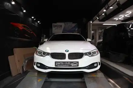 BMW 4시리즈 420d 앞범퍼 사고 대만산 m범퍼로 교체 / 서울 양천 시공 사진