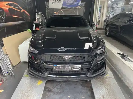 포드 머스탱 GT500 범퍼 프론트립 파손 부분 수리 / 서울 양천 시공 사진