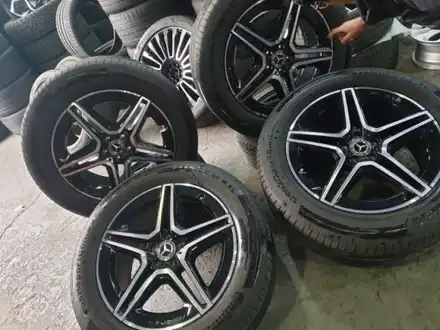 벤츠 GLE AMG 20인치 정품 휠타이어 한대분 119만원 콘티넨탈 타이어 조합 최저가 / 경기 포천 소흘 시공 사진