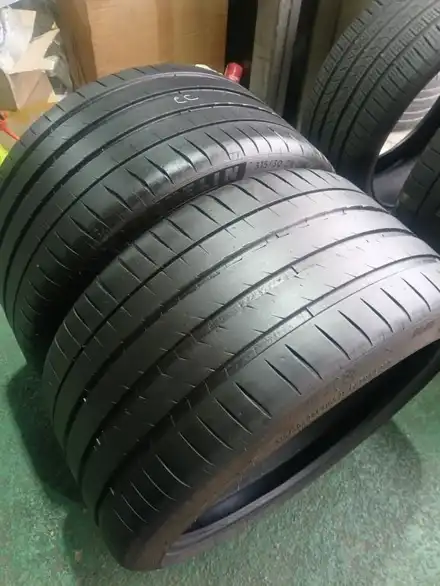 315 30 21 미쉐린 파일럿 스포츠4S 중고타이어 2본 판매 벤츠 AMG GT 포르쉐 파나메라 등등 사이즈 / 경기 포천 소흘 시공 사진