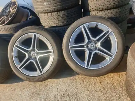 벤츠 GLS AMG 순정 정품 21인치 휠타이어 한대분 재고 정리 합니다 GLS GLK ML 장착가능합니다 / 경기 포천 소흘 시공 사진