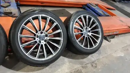 벤츠 AMG 마차 19인치. 휠 타이어 중고 한대분 79만원~ / 경기 포천 소흘 시공 사진