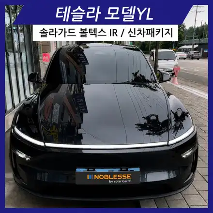 테슬라 모델YL 솔라가드 볼텍스IR 후기 안산 신차패키지 전문점에서 신차검수까지 / 경기 안산 시공 사진