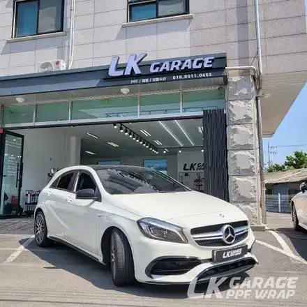 광빨 죽여주는 랩핑! 벤츠 A45 amg w176 GT실버 고광택 랩핑 / 하남, 미사 시공 사진