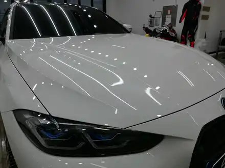 BMW i4 클리프디자인 블랙 PPF 루프스킨, 본넷, 도어 PPF 시공 하남 LK개러지 / 하남, 미사 시공 사진