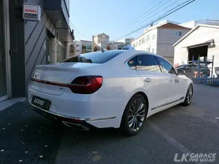 택시도 랩핑 가능 !! 모범택시 K9 3M 2080 화이트 골드 스파클 전체 랩핑 / 하남, 미사 시공 사진