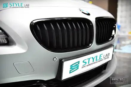 BMW 640d 그란쿠페(F12) 3M 1080 사틴 화이트알루미늄 전체랩핑, 실내랩핑, 몰딩랩핑 + 하남랩핑 + 미사강변도시랩핑 + 스타일랩 / 하남시 초일동 시공 사진