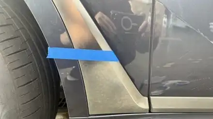 강남, 성남 크롬백화복원 \' BMW X7 \' 지워지지 않는 무광 물때 얼룩제거! / 성남, 판교, 분당, 용인 시공 사진