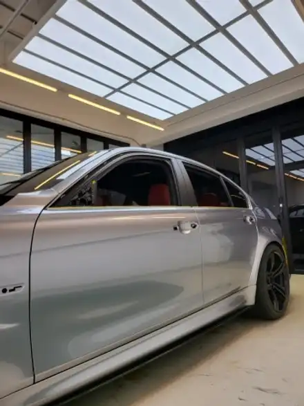 퍼플엑스 [서울][강서] BMW F80 M3 GT 실버 하이그로시 전체랩핑 작업기 / 강서, 염창, 등촌 시공 사진