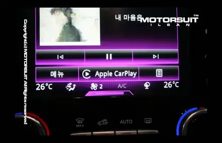 [ SM6 애플 카플레이 활성화 ] 르노삼성 SM6 USB소켓 교환으로 애플 카플레이 활성화!! / 고양시 식사동 시공 사진