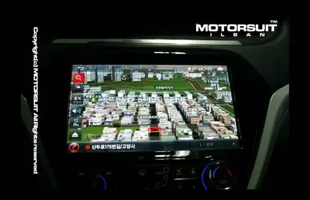 [ 볼트 EV 네비매립 ] 쉐보레 전기차 볼트EV 아이나비 X3큐브 네비매립~~10.2인치 순정모니터와 연동!! / 고양시 식사동 시공 사진
