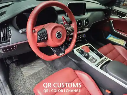 기아 스팅어 핸들 컬러염색,핸들커스텀 / 인천 남동구 고잔동 시공 사진