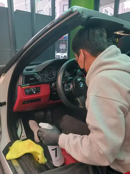 김포 실내 디테일링 세차 BMW F33 428i 컨버터블 추천하고싶은곳(장기동 운양동 풍무동 마산동 전지역) / 경기 김포 김포한강1로 시공 사진